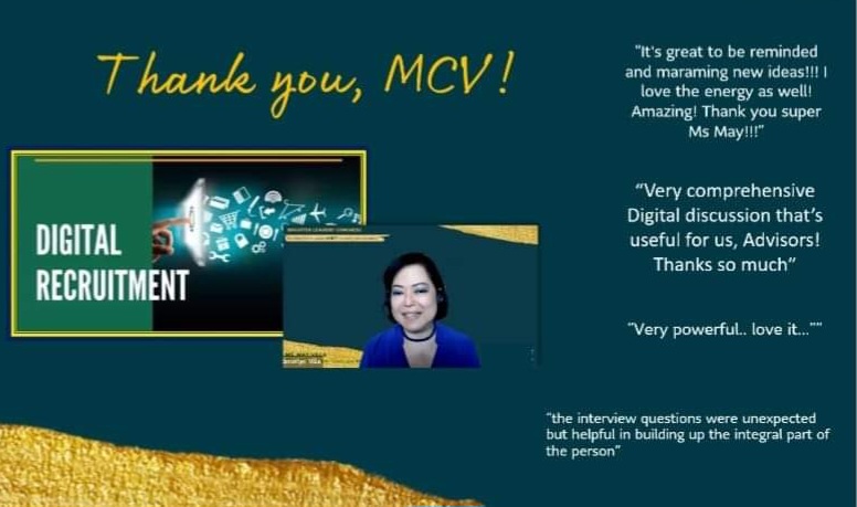 Attendee feedback from an MCV speaking event